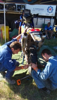 Rallye Service auf der Rallye Dakar 2009