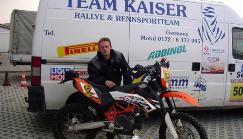 Thorsten Kaiser gewinnt die Tuareg Rallye 2009 mit seiner KTM 690R